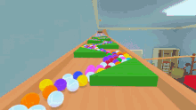 Gif animé circuit de billes